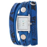    La Mer Collections "Layer Electric Blue Snake". LMLW6001x