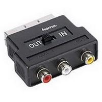  Hama Scart  3xRCA Video Connecting Cable Scart Male Plug - 3 RCA Male Plugs, 1.5 m