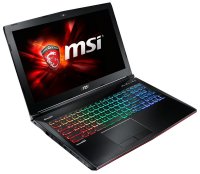  MSI GE62 7RE-294RU Black 9S7-16J932-294 (Intel Core i7-7700HQ 2.8 GHz/8192Mb/1000Gb/DVD-RW/n