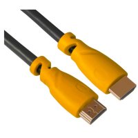   Greenconnect HDMI M/M v2.0 0.5m Black-Yellow GCR-HM341-0.5m