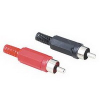  RCA Male Plug, Solderable, 2 Pcs.