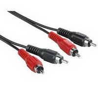  Audio Cable 2 RCA Male Plugs - 2 RCA Male Plugs, 1.5 m