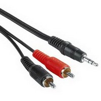  Hama 2RCA  3.5mm 2xRCA (m) - 3.5  Jack (m), , 1.5 