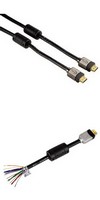  HDMI 1.3 Connecting Cable, Plug - Plug, 3.0 m, metal