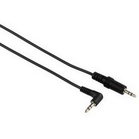  Connecting Cable, 3.5 mm Jack, Plug 90 - Plug, stereo 0,5 m