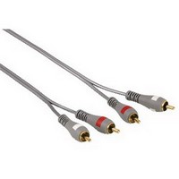  Hama 2RCA  2RCA Audio Extension Cable 2 RCA Male Plugs - 2 RCA Female Jacks, 5 m