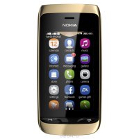   Nokia 308 Asha Gold