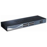 D-link DGS-1500-20  WebSmartPro, 16x10/100/1000Mbp, 4xSFP, 19""