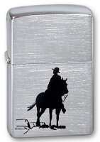  ZIPPO Bronco Cowboy Brushed Chrome, , 