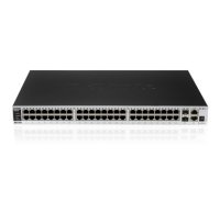  D-link DES-3552 48xUTP 10/100, 2  UTP Gigabit, 2xCombo UTP/SFP Gigabit, xStack, L2+, 19"