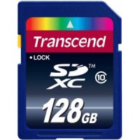   Transcend (TS128GSDXC10) SecureDigital Extended Capacity Memory Card 128Gb Class10