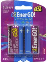 A3Q QEnerGO (D/LR20-2BL) D Size Super Alkaline (2 .  )