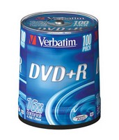   DVD+R Verbatim 4,7Gb 16x CakeBox (43551) 100 