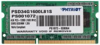   SODIMM Patriot Signature [PSD34G1600L81S] 4 