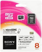   Sony microSDHC 8  [SR8A4T]