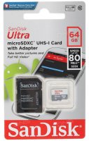   SanDisk Ultra microSDXC 64  [SDSQUNS-064G-GN3MA]