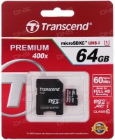   Transcend Premium microSDXC 64  [TS64GUSDU1]