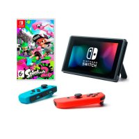   Nintendo Switch 32 GB Red/Blue + Splatoon 2