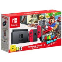   Nintendo Switch 32 GB Red + Super Mario Odyssey