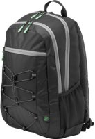  HP Active Backpack Black/Mint Greencons