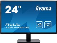  24" Iiyama ProLite X2474HS-B1 VA LED 1920x1080 4ms VGA HDMI DisplayPort