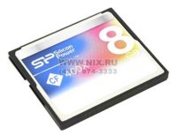   Compact Flash Card Silicon Power 8Gb "SP008GBCFC400V10" "400x" (Retail)