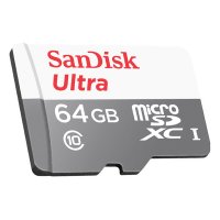   SDHC Micro SanDisk Ultra Android 64GB (SDSQUNS-064G-GN3MN)