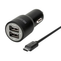    InterStep 2 USB 2.4A + 2.4A+ microUSB+ 