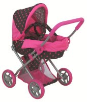 Buggy Boom Infinia   - Polka dot Pink-Black 8446D-1