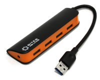  USB 5bites 4xUSB 3.0 - HB34-307BK Black