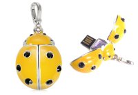  8Gb - Qumo Charm Series Ladybird Yellow