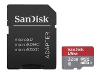   32Gb - SanDisk Ultra microSDHC Class 10 SDSQUNS-032G-GN6TA    SD (