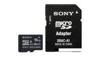   16Gb - Sony micro SDHC UHS-1 Class 10 SR16UY3AT    SD (!)