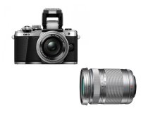  Olympus OM-D E-M10 Mark II Kit 14-42 mm Pancake + 40-150 mm R EZ Silver-Silver-Black