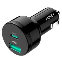   Aukey CC-Y7 1xUSB-C + 1xUSB