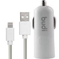   Budi M8J062L 2.4A + Lightning Cable White