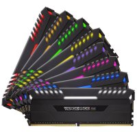   Corsair Vengeance RGB DDR4 DIMM 2666MHz PC4-21300 CL16 - 64Gb KIT (8x8Gb) CMR64GX