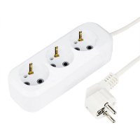  Rexant 3 Sockets 3m White 11-9502