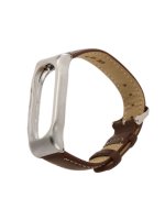  Apres Mijobs Leather Strap for Xiaomi Mi Band 2 Brown