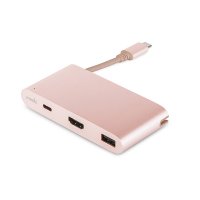  Moshi USB-C Multiport Adapter Golden Rose 99MO084207