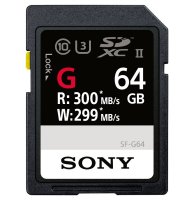   64Gb - Sony Secure Digital XC UHS-II Class 10 SF-G64 (!)