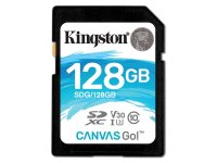   128GB - Kingston SDHC Canvas Go 90R/45W CL10 U3 V30 SDG/128GB