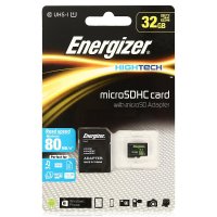   32Gb - Energizer Micro Secure Digital HC Class 10 UHS-I FMDAAH032A    S