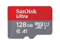   128Gb - SanDisk Ultra microSDXC U1 UHS-I Class 10 SDSQUAR-128G-GN3MN (!)