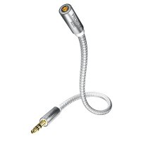   Inakustik Premium Extension Audio Cable 3.5mm - 3.5mm + 6.3 Jack Adapter 5m 004102