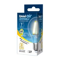   Uniel Air A LED-A60-7W/WW/E27/CL/DIM GLA01TR 3000K Warm White