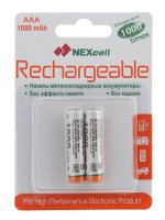  AAA - NEXcell 1000 mAh Ni-MH (2 ) AAA1000/2pack