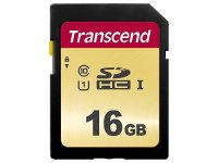   16Gb - Transcend 500S SDHC I Clase 10 UHS-I U1 TS16GSDC500S (!)