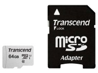   64Gb - Transcend 300S MicroSDHC Class 10 UHS-I TS64GUSD300S-A (!)