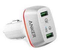   Anker PowerDrive+ 2 with Quick Charge 3.0 White A2224H21